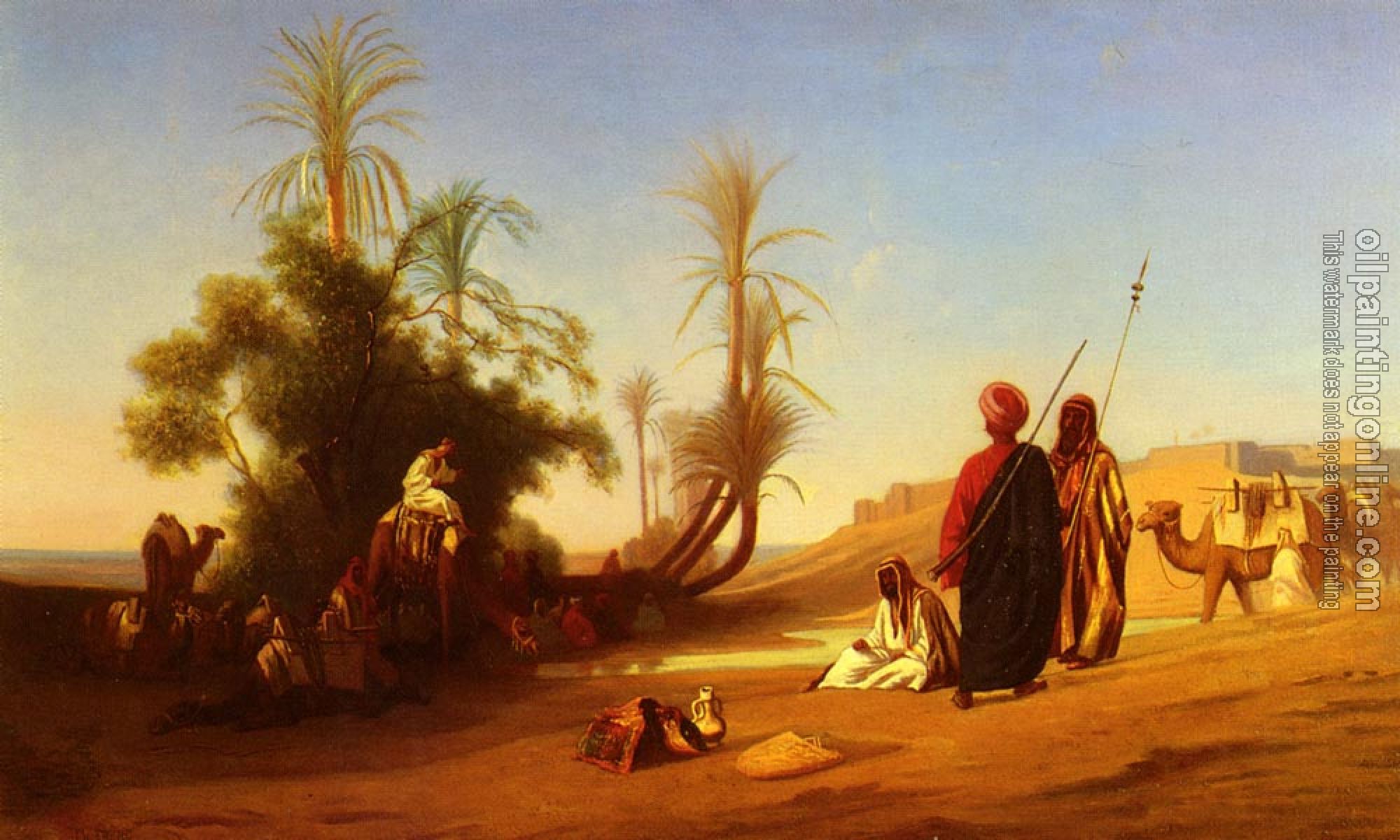Frere, Charles Theodore - Rest at the Oasis